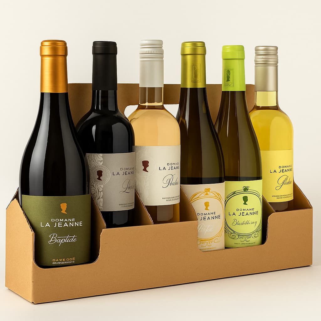 Coffret Découverte Vins Bio Languedoc | Domaine La Jeanne – 6 bouteilles