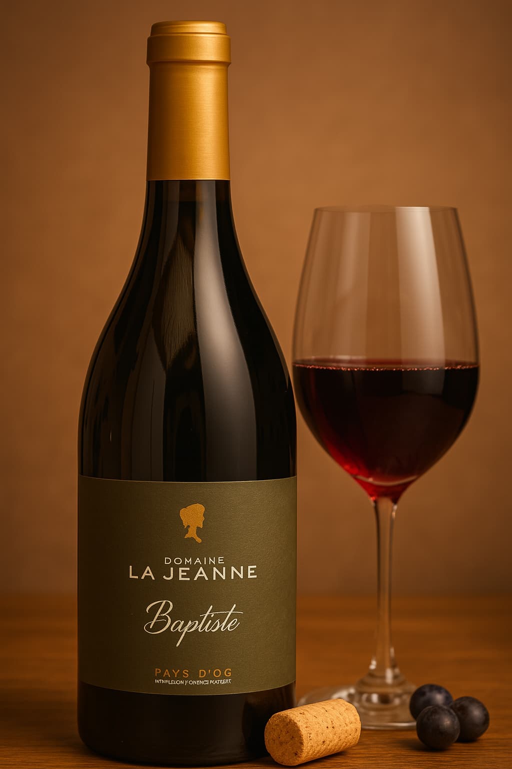 Vin rouge Syrah Grenache | Domaine La Jeanne - Cuvée Baptiste